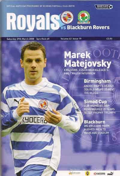 Reading FC v Blackburn Rovers FC